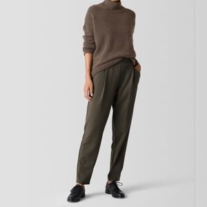 Eileen Fisher Washable Flex Carrot Pants Gray Size L
